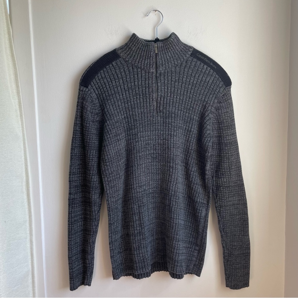 Calvin Klein Grey Knit Sweater